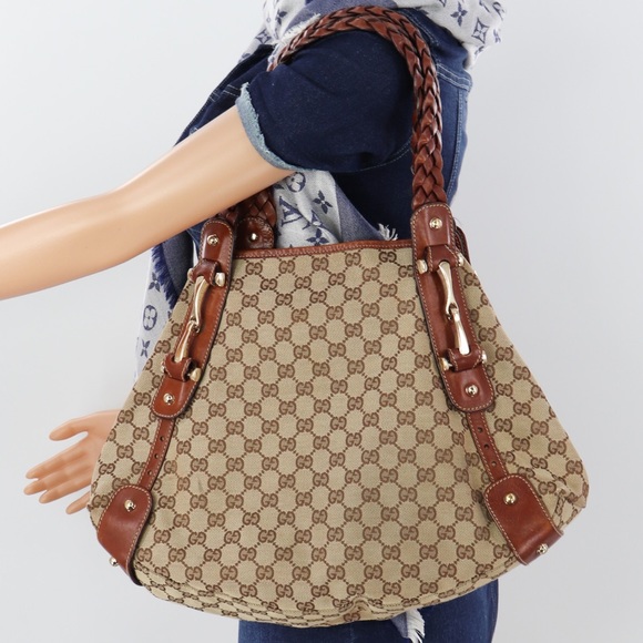 Gucci Handbags - 💎✨AUTHENTIC✨💎GUCCI Canvas Leather Hand Bag